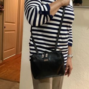 Vintage Perlina Leather Crossbody Bag